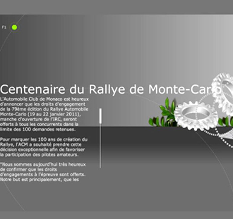 Projet de webdesign - Automobile Club de Monaco