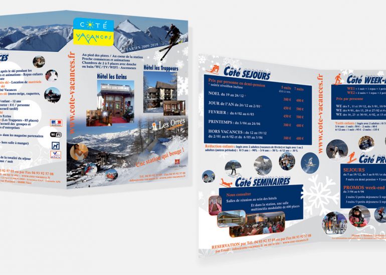 Réalisation de plaquettes et brochures - Nauticoncept