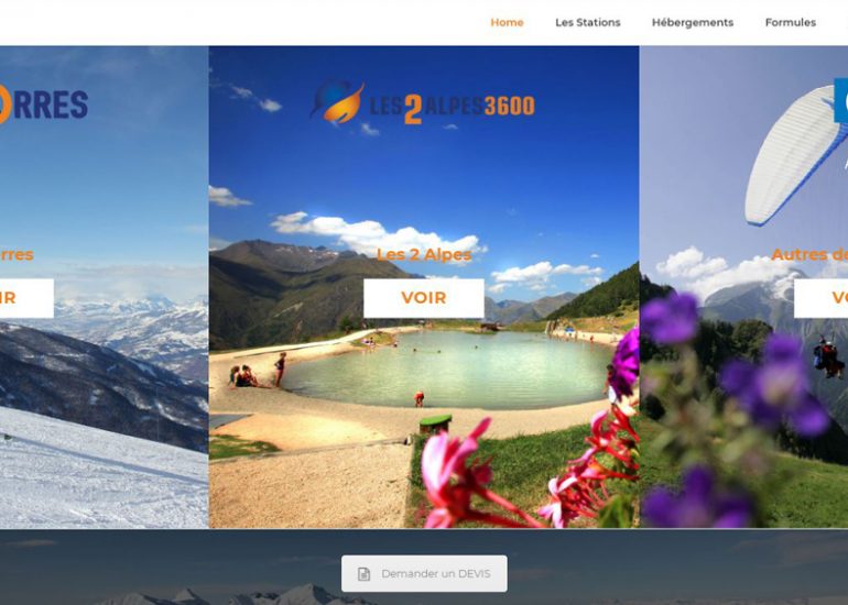 SCom Multimédia - Création de sites internet - Côté Vacances