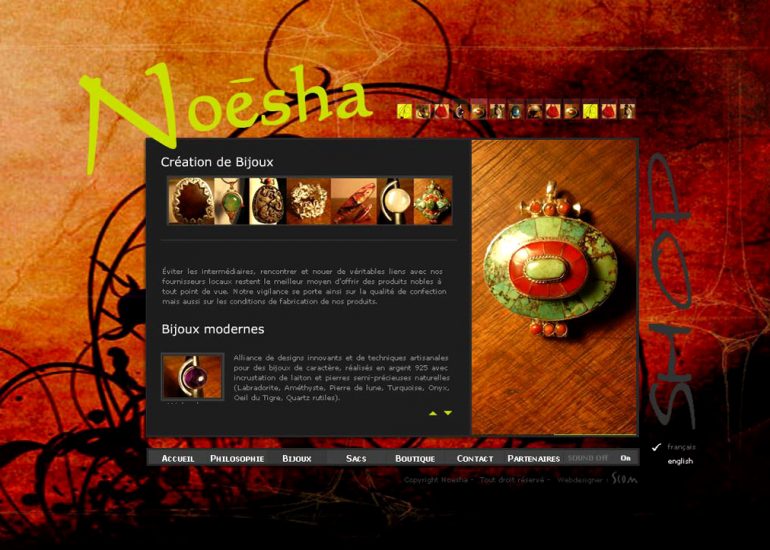 Création site internet Côte d'Azur Nice - Noesha