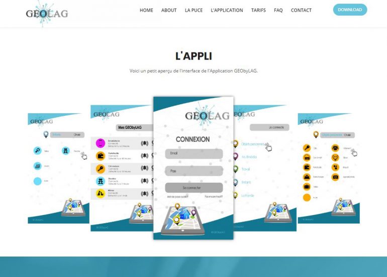 Site Projet Etudes GEObyLAG- Création de site internet