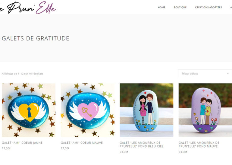 Refonte boutique E-commerce, nouveau design, nouvelles fonctionnalités pour L'Atelier de Prunelle