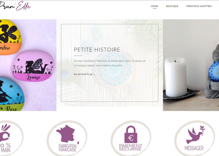 Refonte boutique E-commerce, nouveau design, nouvelles fonctionnalités pour L'Atelier de Prunelle