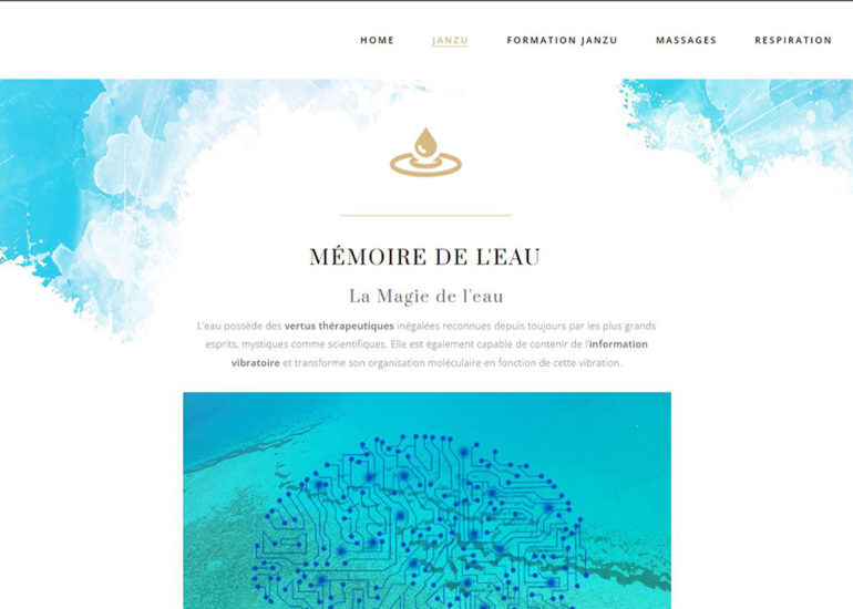 Création du site internet responsive design d'Osmoz Life